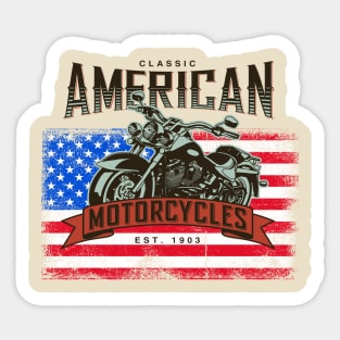 American Motorcycles Sticker